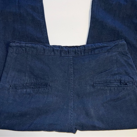 Scotch & Soda Women’s Navy Blue Asymmetrical Zip Closure Trousers Sz M - Picture 8 of 9